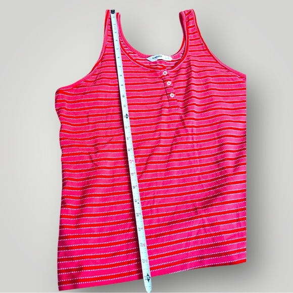 ๐ข5/$25 Sonoma Striped Pink/Red Tank Top - Picture 7 of 10